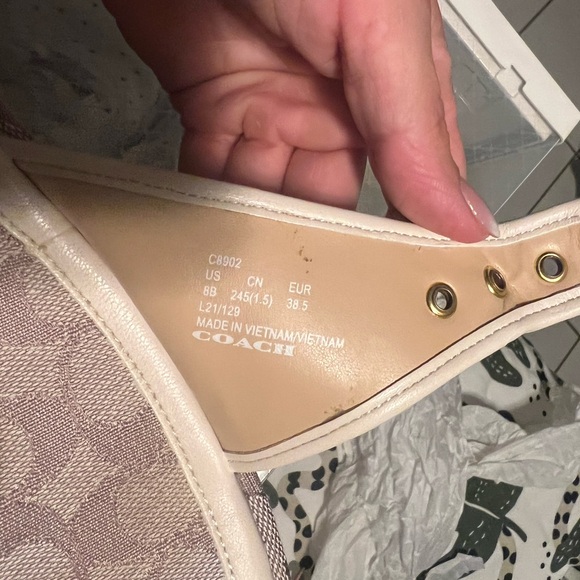 Coach Flatforms, used once. - Picture 4 of 4